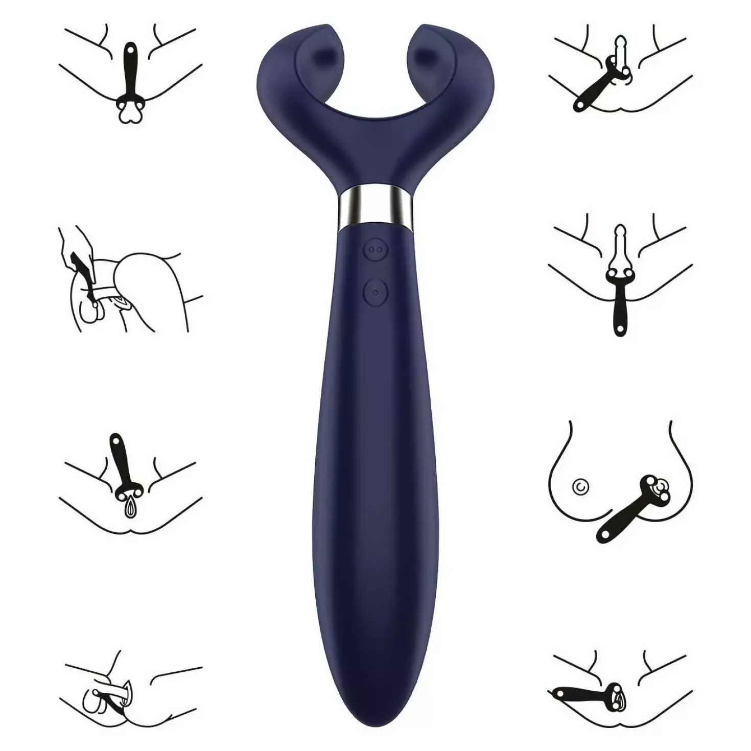 Satisfyer Partner Multifun Endless Fun 3 Blue