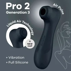 Satisfyer Pro 2 Generation 3 with Liquid Air Wine Red