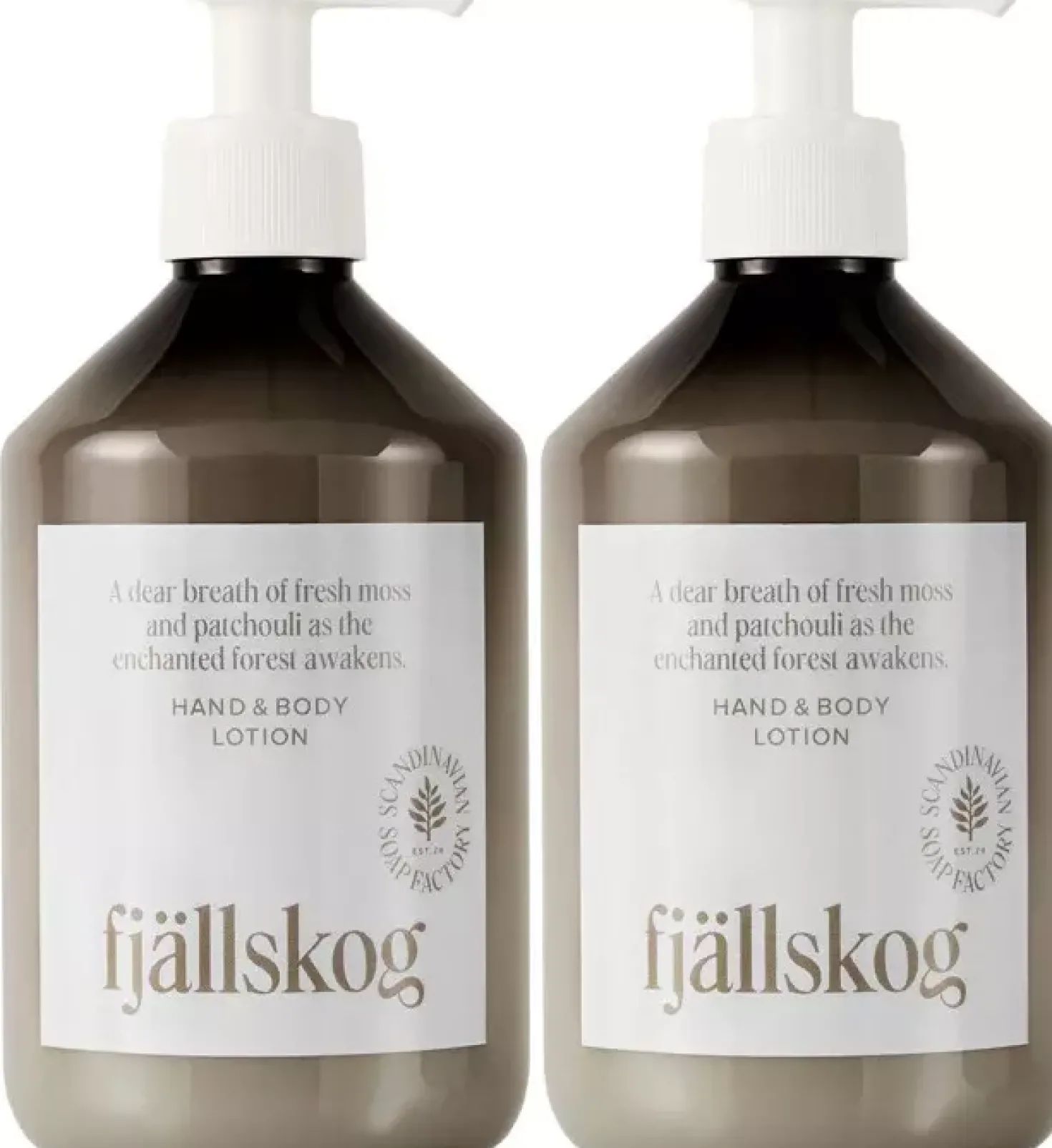 Scandinavian Soap FactoryFjällskog Hand & Body Lotion 2 x 500 ml