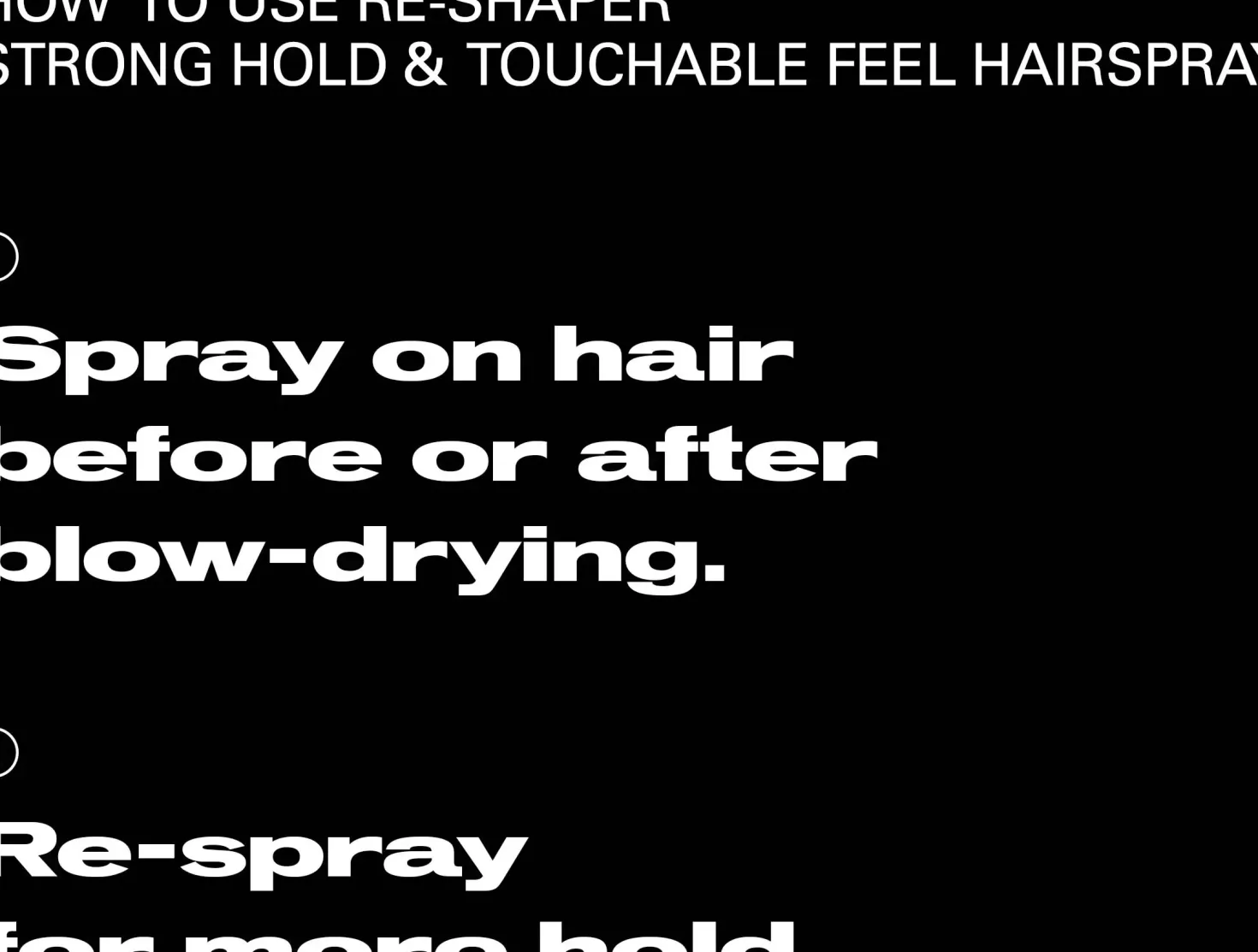 Sebastian ProfessionalReshaper Strong Hold & Touchable Feel Hairspray 300 ml