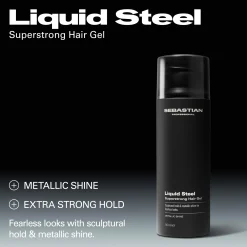 Sebastian ProfessionalStyling and texture Liquid Steel Superstrong Hair Gel 140 ml