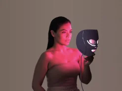 Shark Beauty CryoGlow Red Blue & Infrared iQLED Face Mask & Under Eye Cooling Lilac Chill