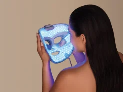 Shark Beauty CryoGlow Red Blue & Infrared iQLED Face Mask & Under Eye Cooling Lilac Chill