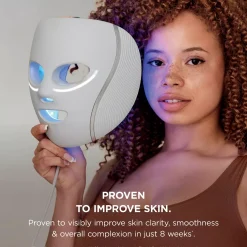 Shark Beauty CryoGlow Red Blue & Infrared iQLED Face Mask & Under Eye Cooling Lilac Chill