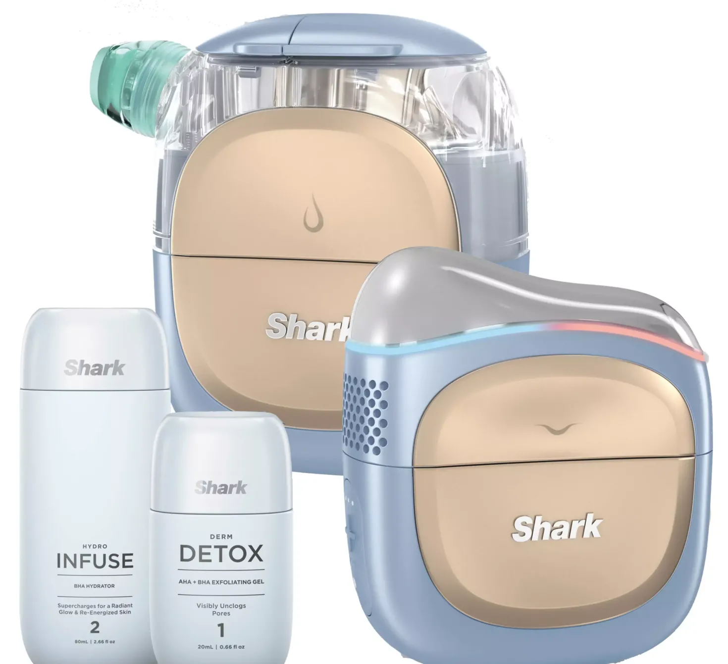Shark Beauty FacialProGlo + Depuffi Lilac/Purple