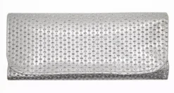 Smashit Cosmetics Shiny Silver Brush Case
