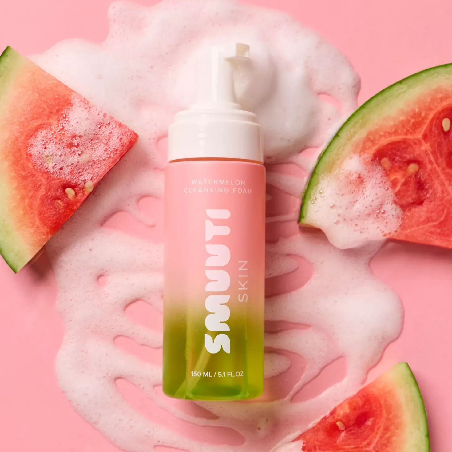 Smuuti Skin Watermelon Dew Watermelon Cleansing Foam 150 ml