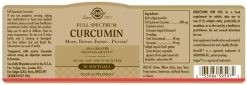 Solgar Full Spectrum Curcumin 185x Softgels 30 stk