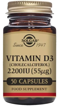 Solgar Vitamin D3 2200 IU 50kaps