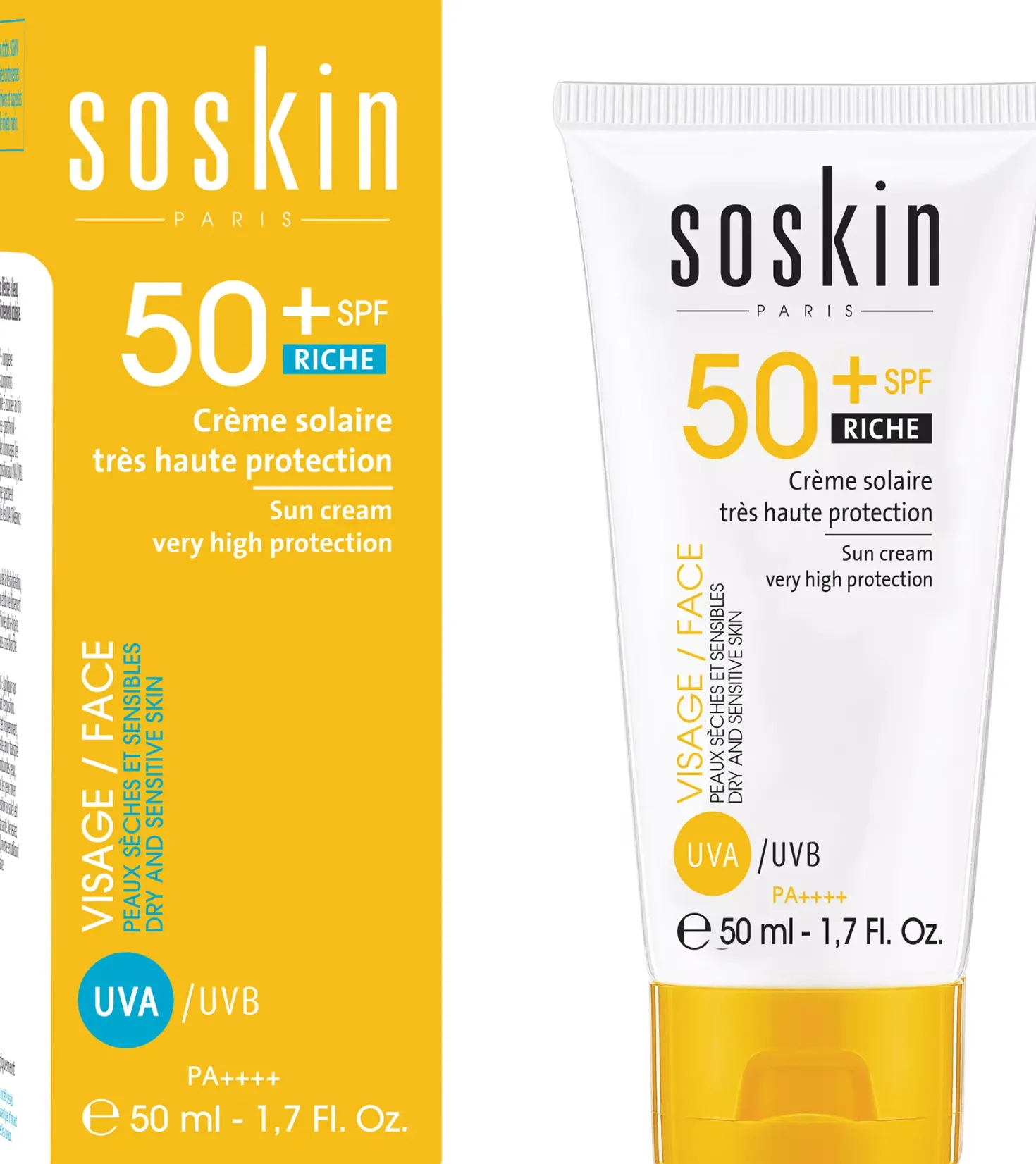 SOSkinSun Guard Sun Guard SPF50+ Rich Sun Cream Very High Protection 50 ml