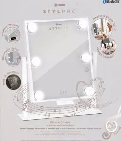 STYLPRO Glam & Groove Hollywood Vanity Music Mirror