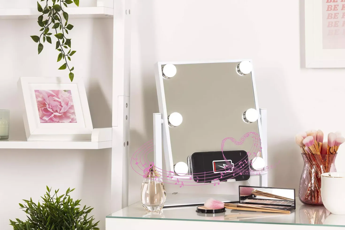 STYLPRO Glam & Groove Hollywood Vanity Music Mirror