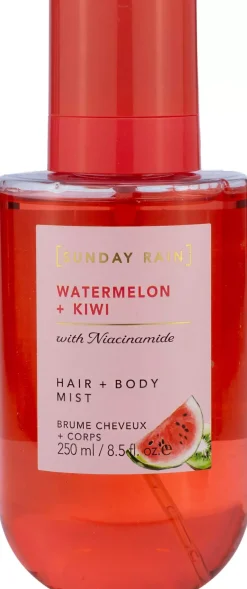 Sunday Rain Hair + Body Mist Watermelon & Kiwi 250 ml