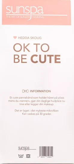 SunspaHedda Skoug X SunSpa OK To Be Cute Headband Rose