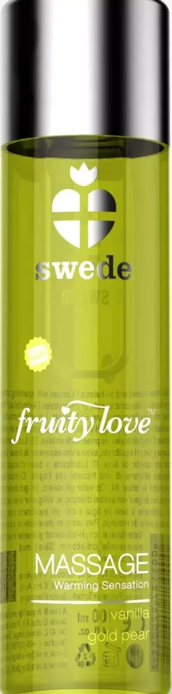 SwedeFruity Love Massage Vanilla Gold Pear 120 ml