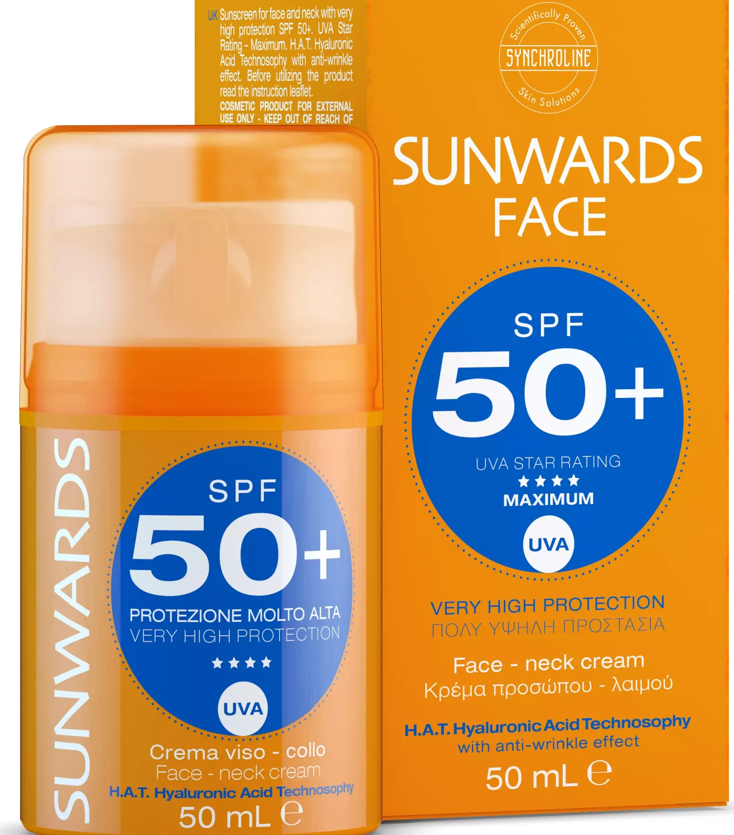 SynchrolineSunwards Face Spf 50+ 50 ml