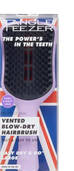 Tangle TeezerEasy Dry & Go Vented Blow-Dry Hairbrush Large Lilac Cloud