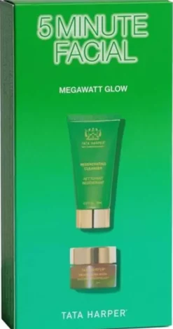 Tata Harper 5 Minute Facial Kit Megawatt Glow