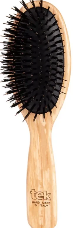 Tek Big Oval Cushion Brush With Eco Friendly Vegan Bristles