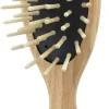 Tek Small Oval Hair Brush With Short Wooden Pins