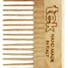 Tek Small Wooden Beard Comb With Fine Teeth