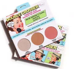 the Balm Double Crosser Highlighter, Bronzer & Blush Palette