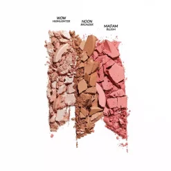 the Balm Double Crosser Highlighter, Bronzer & Blush Palette