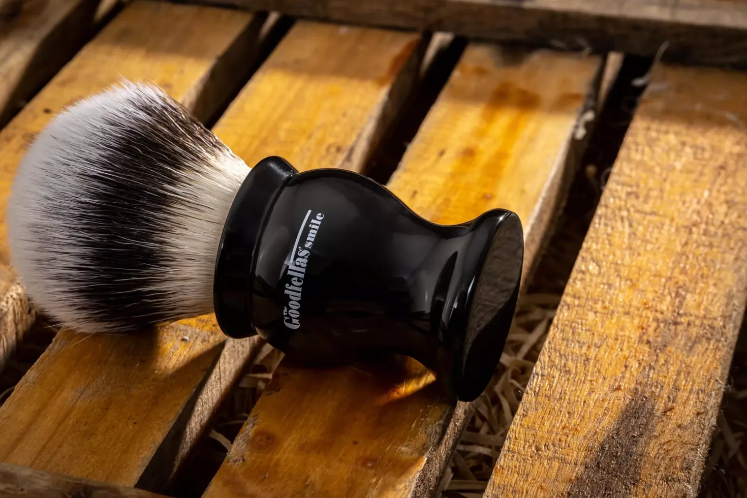 The Goodfellas' Smile Synthetic Shaving Brush The Jar 24 mm