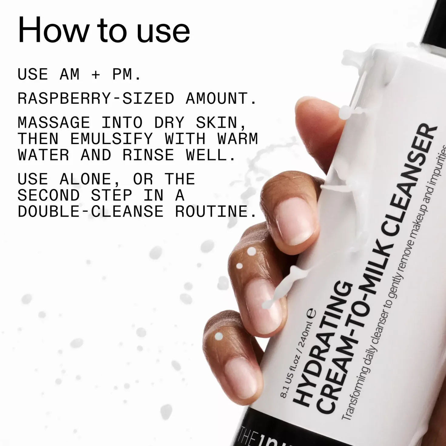 The Inkey List Hydrating Cream to Milk Cleanser 180 ml