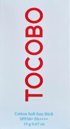 Tocobo Cotton Soft Sun Stick SPF 50+ Pa++++ 19 g
