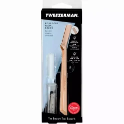 Tweezerman Facial Razor Rose gold