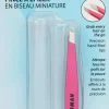 Tweezerman Mini Slant Tweezer Neon Pink