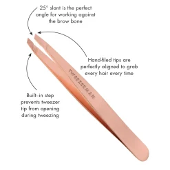 Tweezerman Rose Gold Slant Tweezer