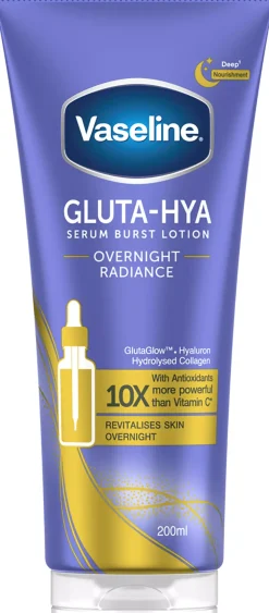 Vaseline Gluta Hya Overnight Radiance Body Serum 200 ml