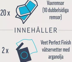 VeetExpert Cold Wax Strips Normal 20 stk