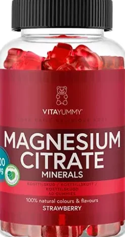VitaYummy Magnesium Citrate Strawberry 60 stk