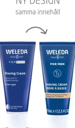 WeledaFor Men Shaving Cream 75 ml