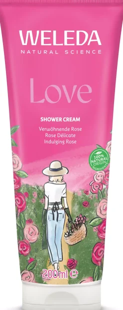 Weleda Love Shower Cream Rose 200 ml