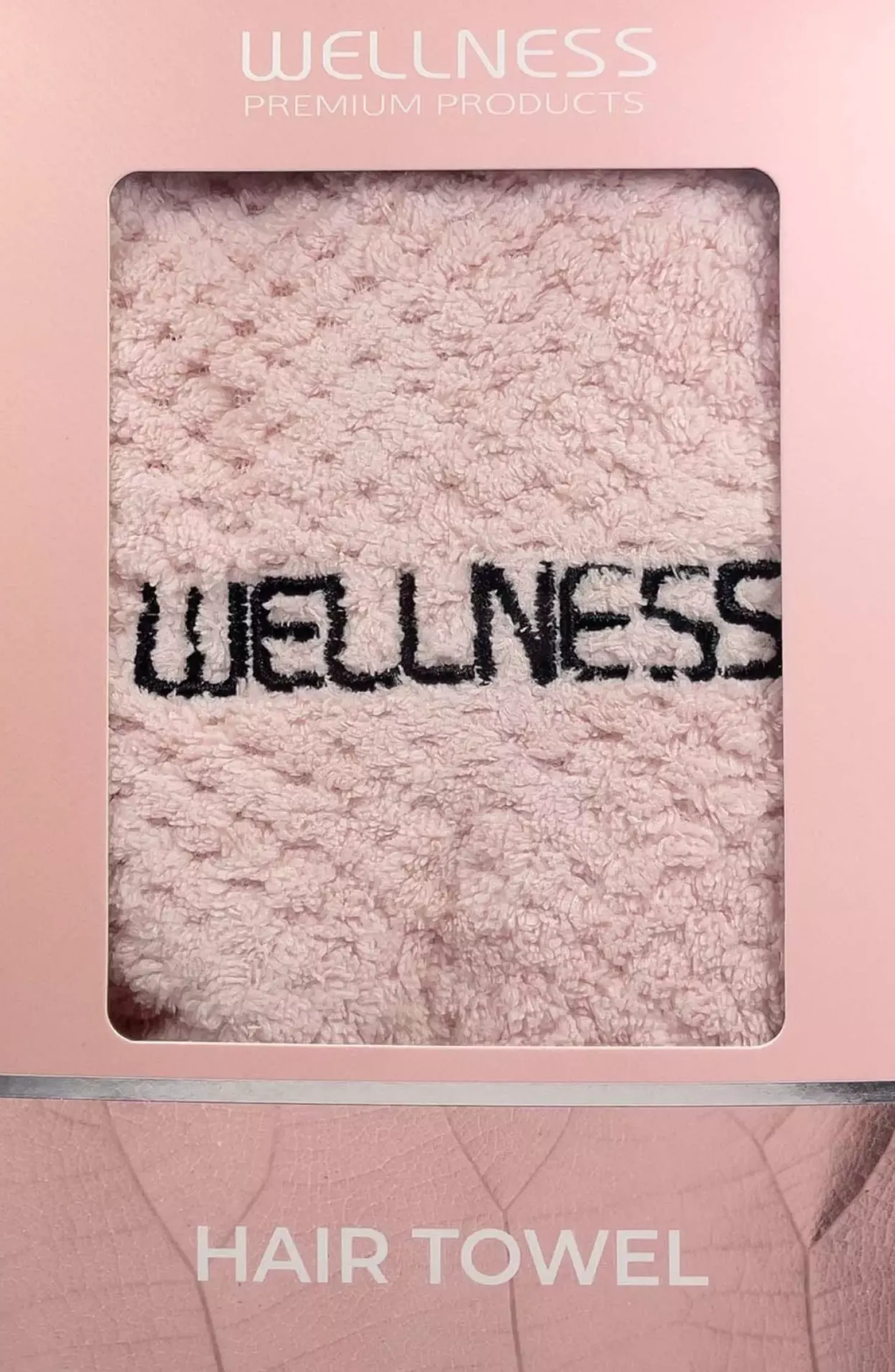 Wellness Premium Products Hair Towel Pink