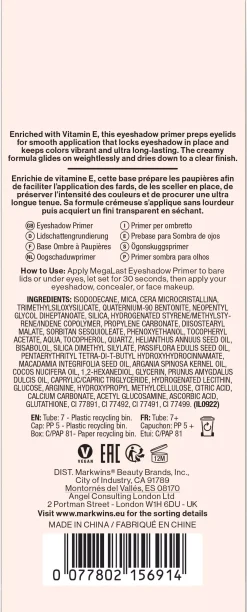 Wet n Wild Megalast Eyeshadow Primer 10 ml