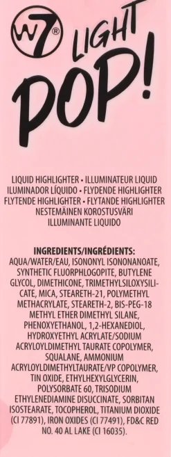 W7 Light Pop! Liquid Highlighter