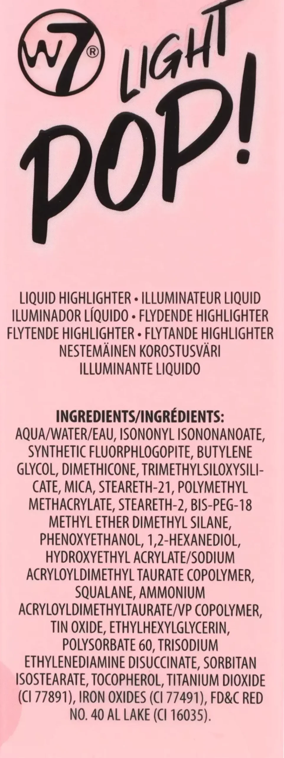 W7 Light Pop! Liquid Highlighter
