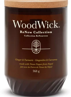 WoodWickGinger & Tumeric Renew Candle Large