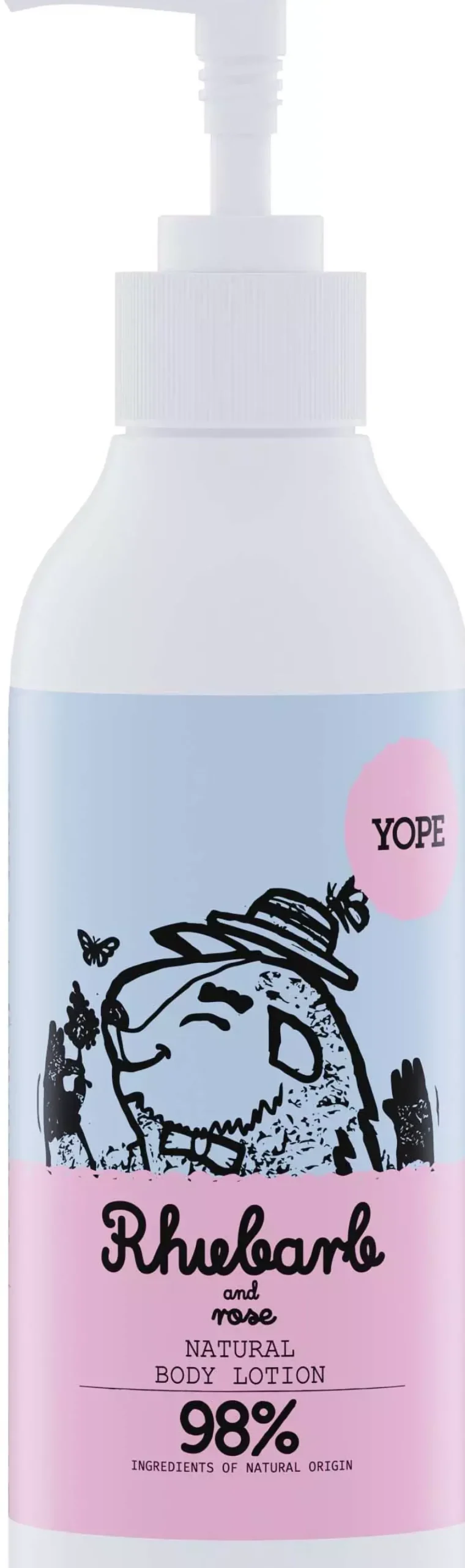 YOPEBotanical Body Lotion Rhubarb and Rose 300 ml