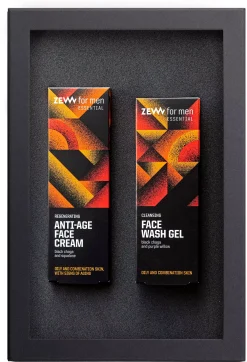 ZEW for Men Essential Regeneration face Set 450 stk